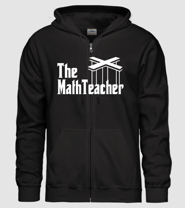 Profesor de matematică Mathteacher Godfather model negru pe tricou