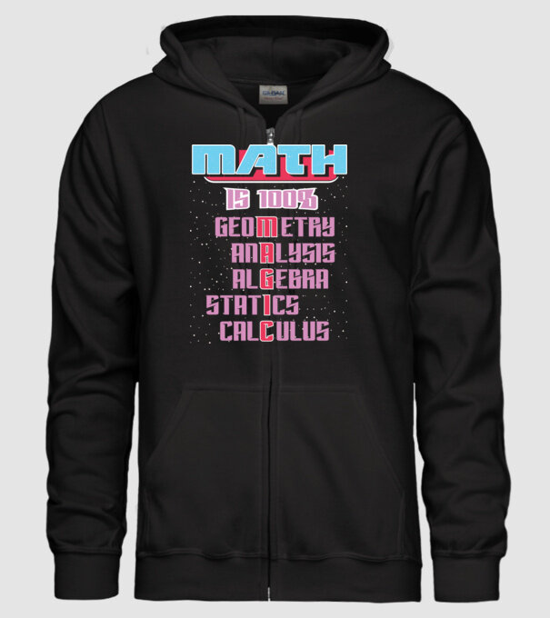 Math magic retro model negru pe tricou