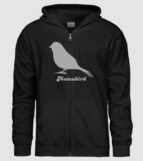 Momabird model negru pe tricou