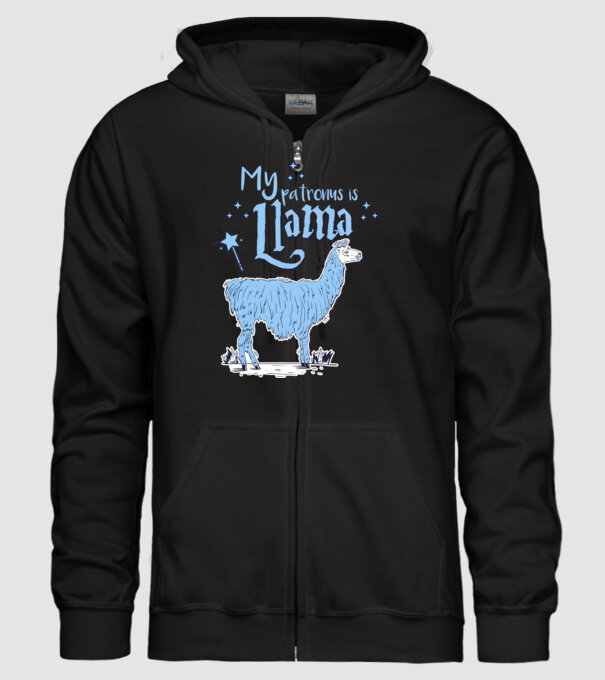 My patronus is Llama model negru pe tricou