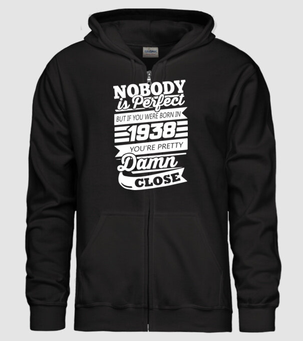 nobody is perfect 1938 model negru pe tricou