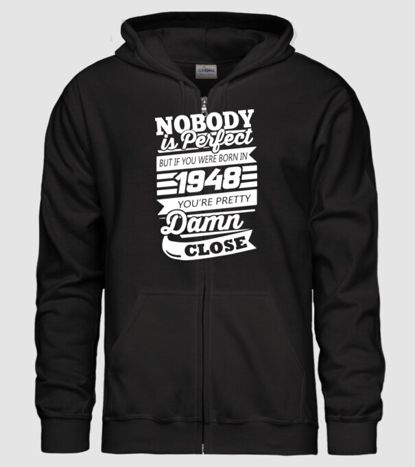 nobody is perfect 1948 model negru pe tricou