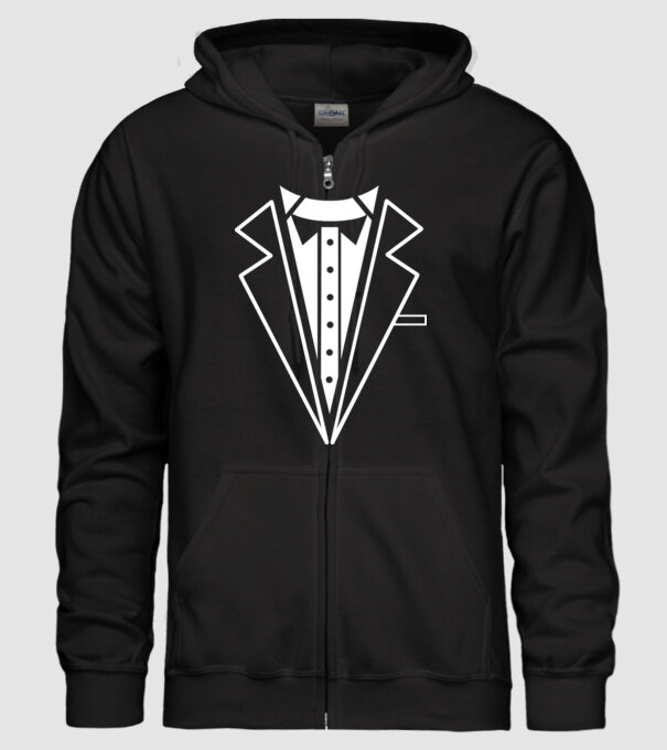 Costum 2 model negru pe tricou