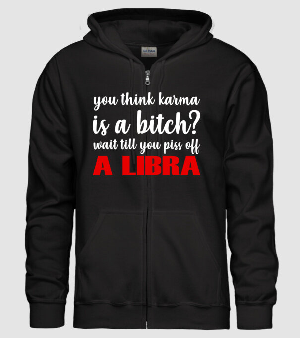 Piss of a LIBRA model negru pe tricou