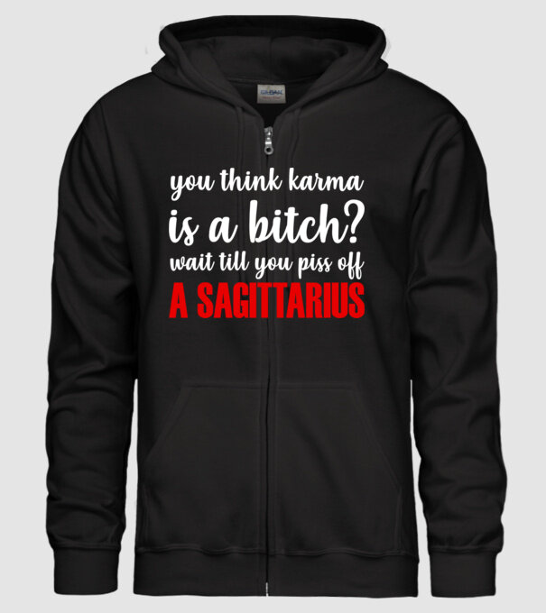 Piss of a SAGITTARIUS model negru pe tricou