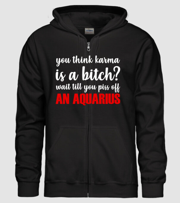 Piss of an AQUARIUS model negru pe tricou