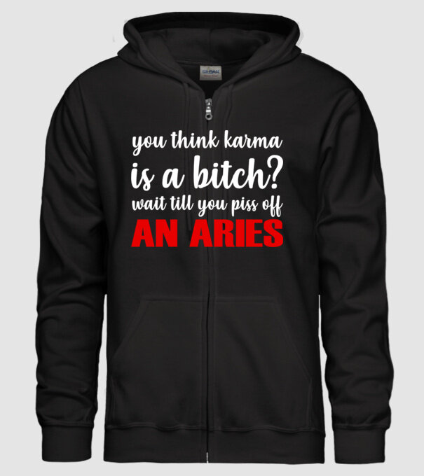Piss of an ARIES model negru pe tricou