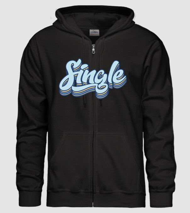 Retro single model negru pe tricou