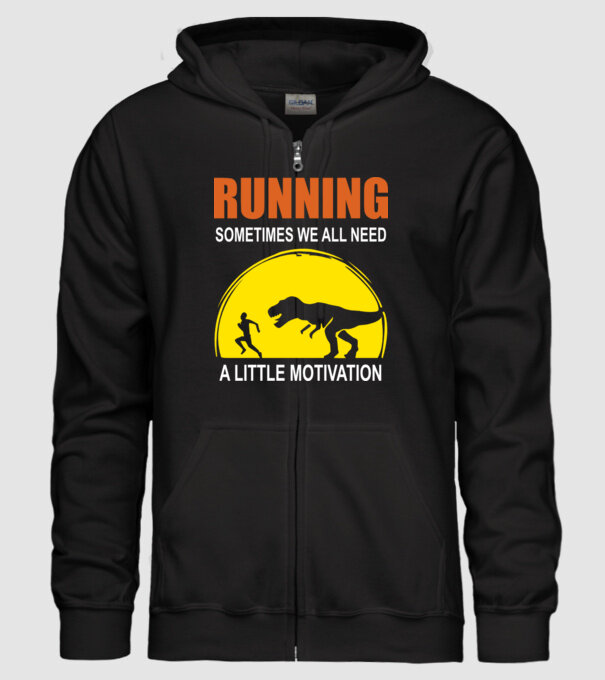 Sometimes we all need a little motivation model negru pe tricou