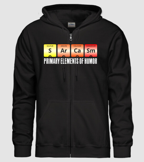 Sarcasm model negru pe tricou