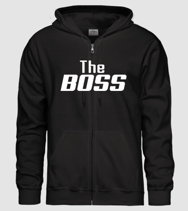 The Boss model negru pe tricou