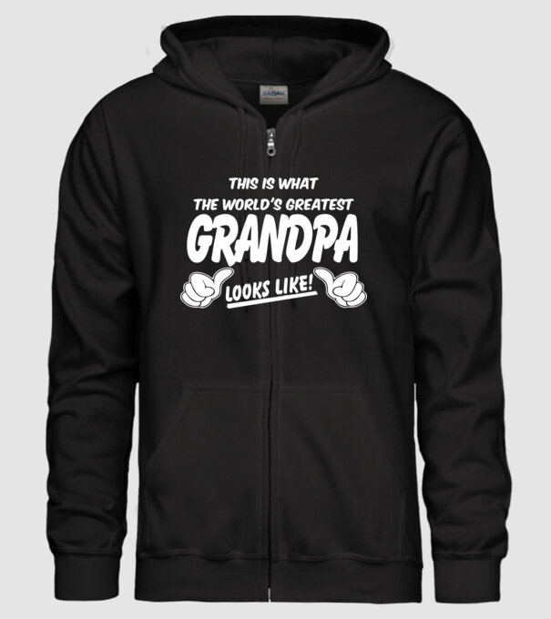 This is what the worlds greatest grandpa model negru pe tricou