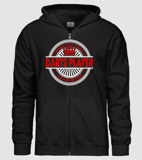 World class DARTS model negru pe tricou