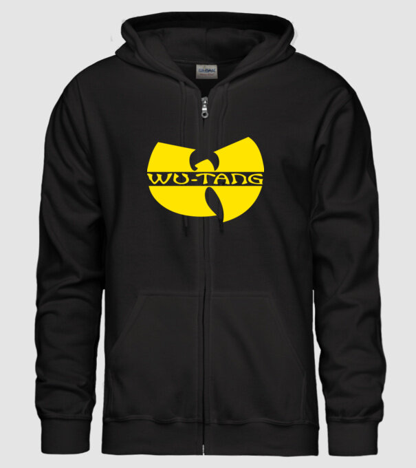 wu tang logo model negru pe tricou