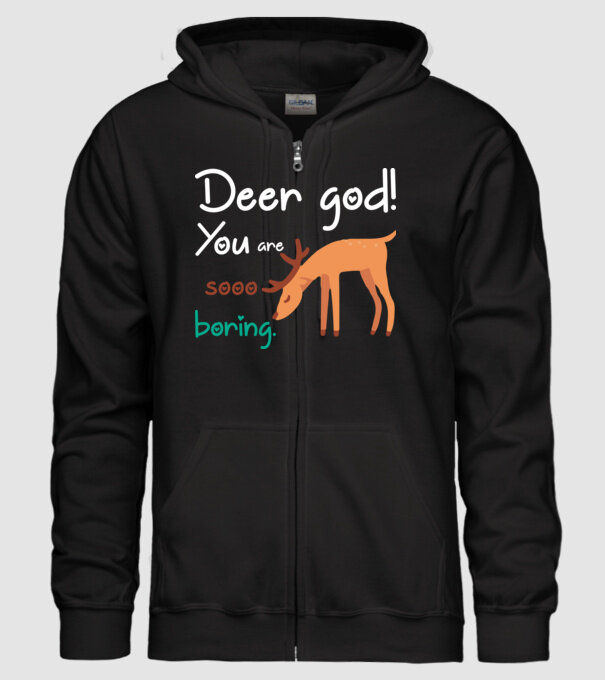 You = boring model negru pe tricou