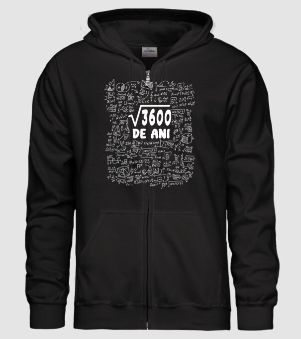 √3600 de ani model negru pe tricou