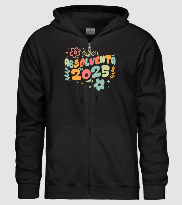 Absolventă 2025 model negru pe tricou