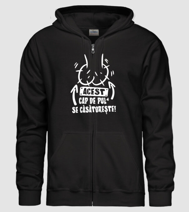 acest - cap de pulă - se căsătorește! model negru pe tricou