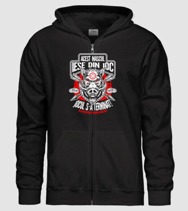 Acest mascul iese din joc - jocul s-a terminat - petrecerea burlacilor model negru pe tricou