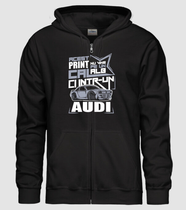 Acest prinț nu vine pe un cal alb, ci într-un Audi model negru pe tricou