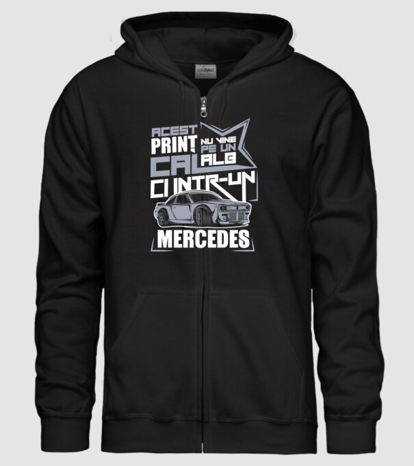 Acest prinț nu vine pe un cal alb, ci într-un Mercedes model negru pe tricou