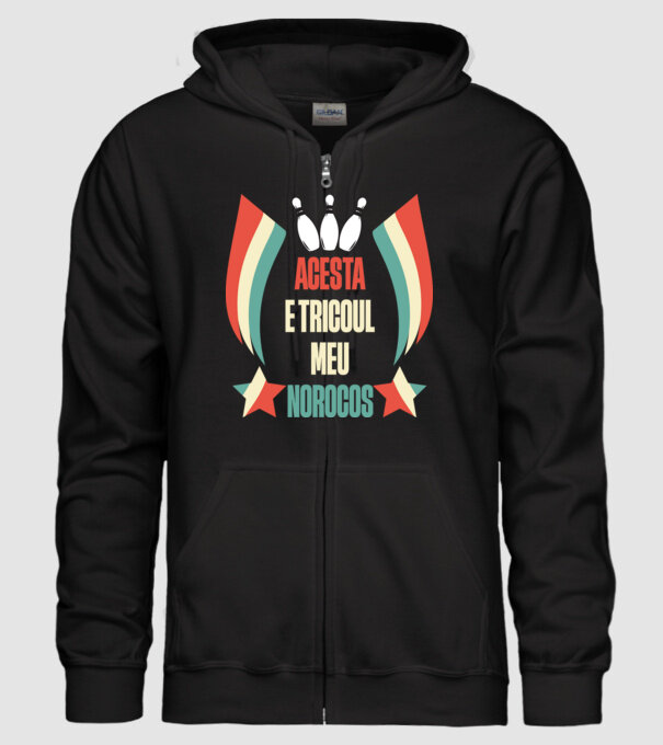 acesta e tricoul meu norocos model negru pe tricou