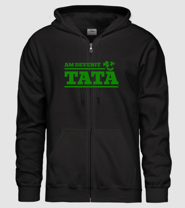 am devenit tată model negru pe tricou