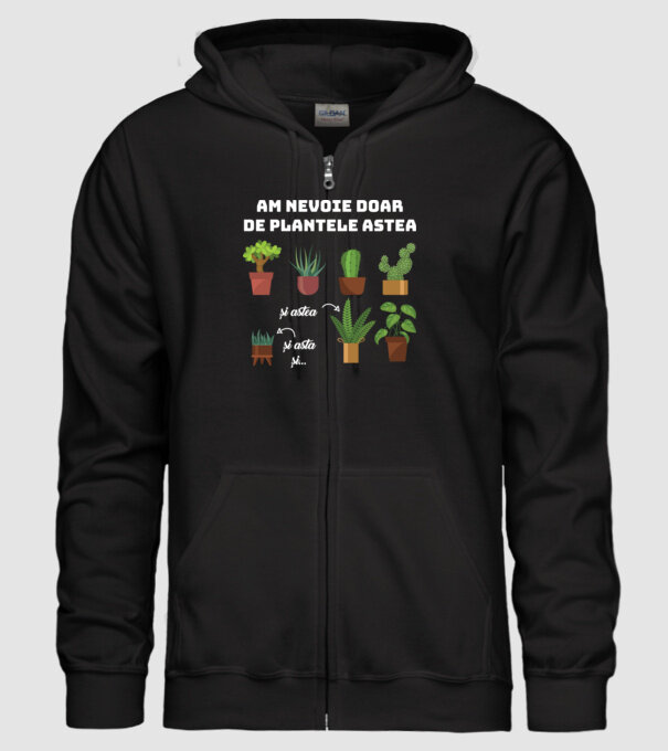 am nevoie doar de plantele astea model negru pe tricou