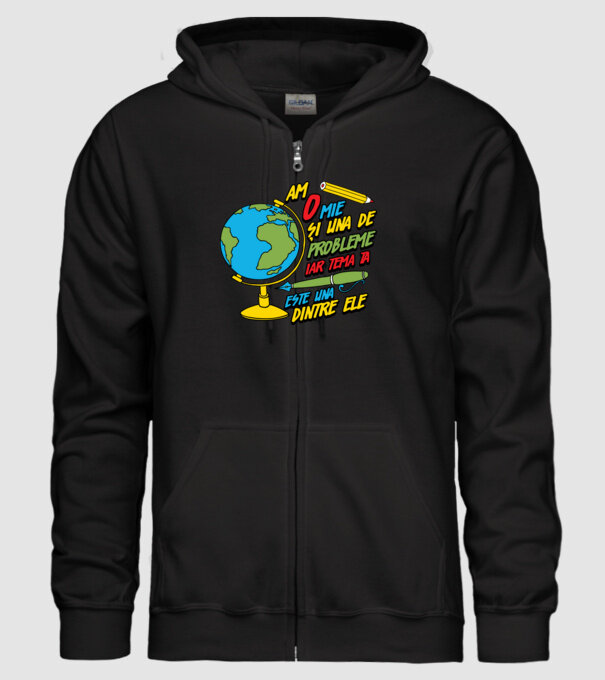 Am o mie și una de probleme, iar tema ta este una dintre ele model negru pe tricou