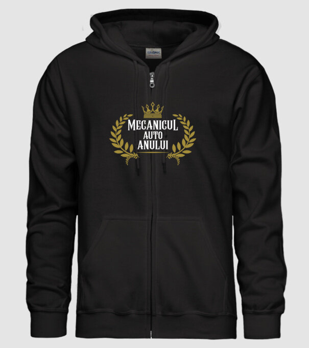 Anului Mecanicul auto  model negru pe tricou