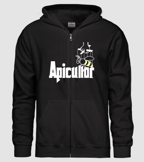 apicultor model negru pe tricou