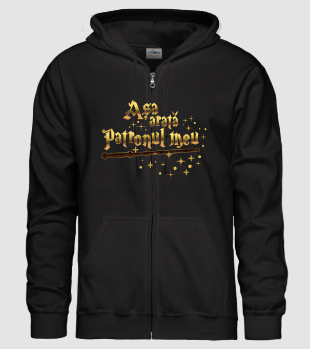Așa arată patronul meu model negru pe tricou