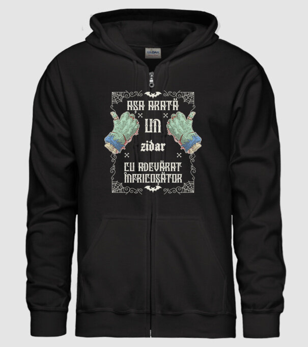 Așa arată un ZIDAR cu adevărat înfricoșător model negru pe tricou