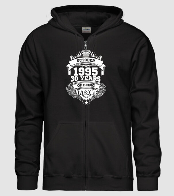Awesome being of october 1995 model negru pe tricou