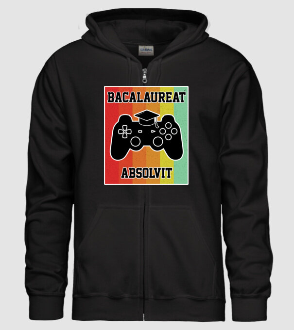 bacalaureat absolvit model negru pe tricou