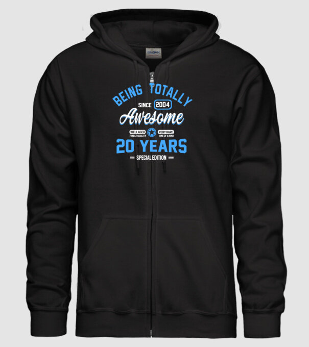 Being totally awesome 20 model negru pe tricou