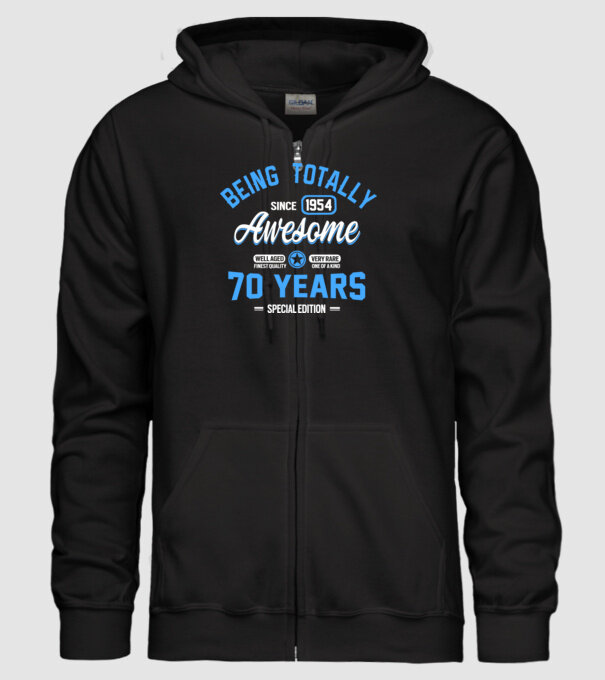 Being totally awesome 70 model negru pe tricou