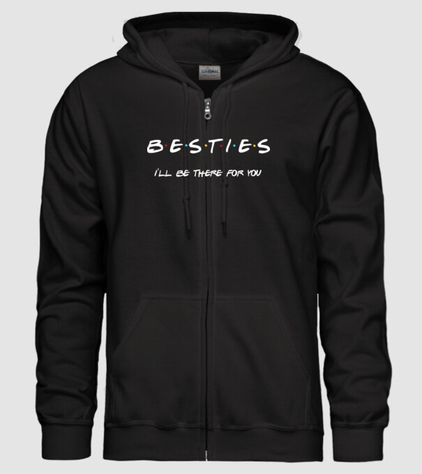 Bride Friends Besties model negru pe tricou