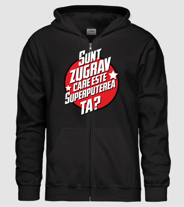 sunt zugrav, care este superputerea ta? model negru pe tricou