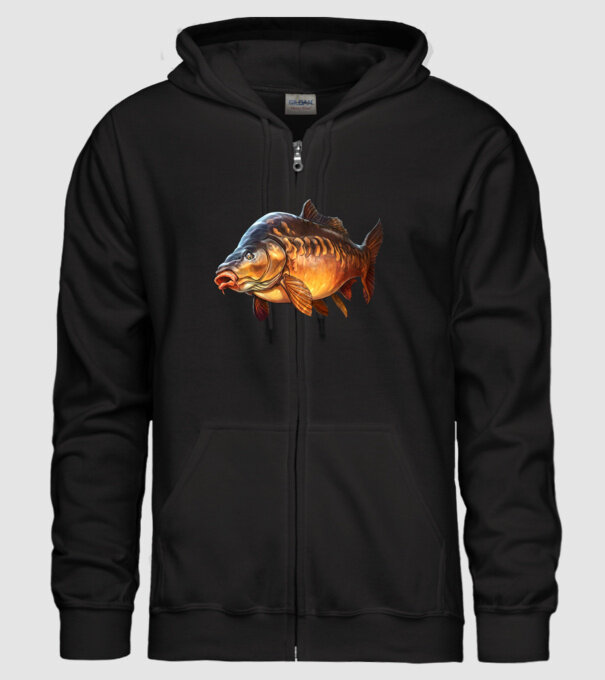 Carp model negru pe tricou