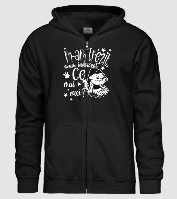 Ce mai vrei? model negru pe tricou