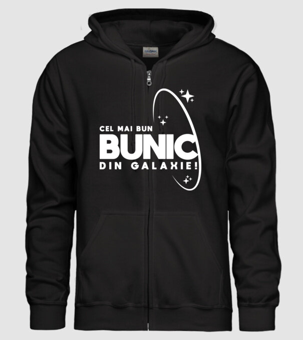 Cel mai bun bunic din Galaxie! model negru pe tricou