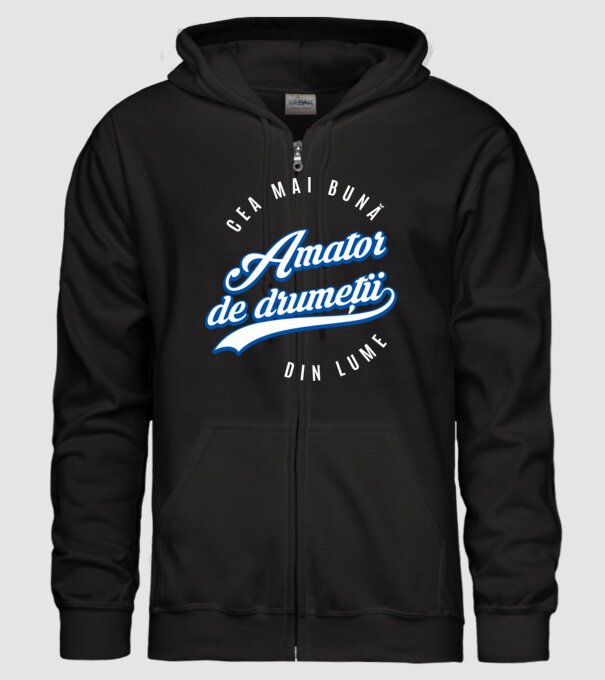 Cea mai bună amator de drumeții din lume model negru pe tricou