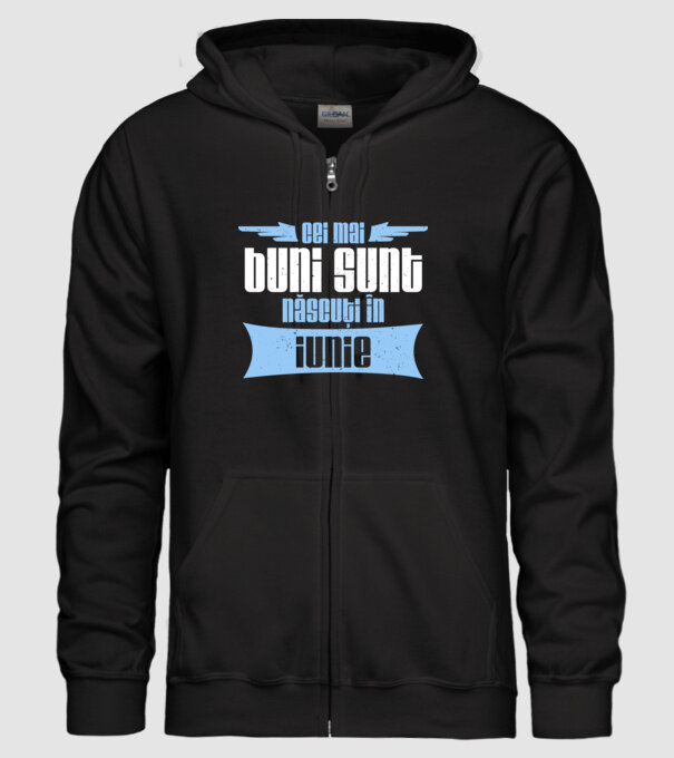 Cei mai buni sunt născuți în iunie model negru pe tricou