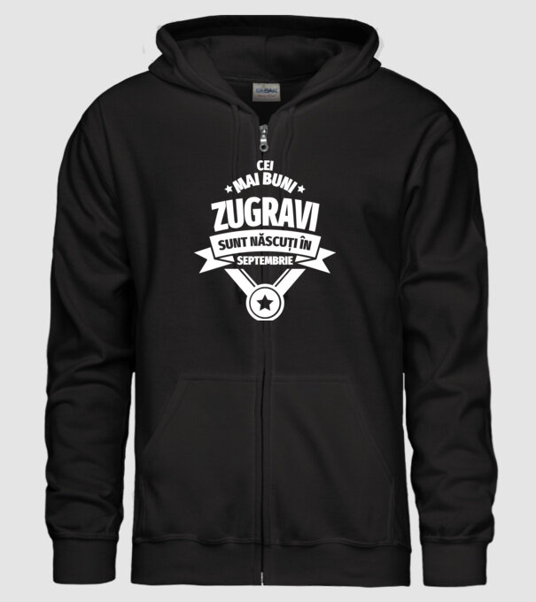 Cei mai buni zugravi sunt născuți în Septembrie model negru pe tricou