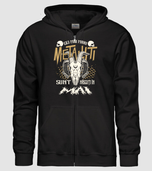 Cei mai mari metaliști sunt născuți în mai. model negru pe tricou