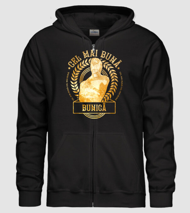 Cea mai bună bunică model negru pe tricou