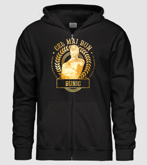 Cel mai bun bunic model negru pe tricou
