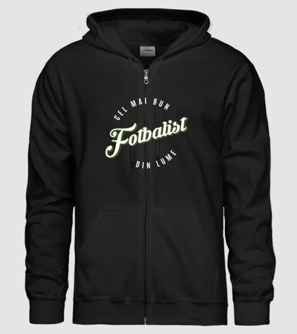 Cel mai bun Fotbalist din lume model negru pe tricou