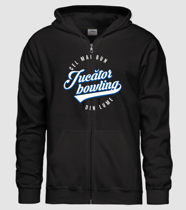 cel mai bun jucător bowling din lume model negru pe tricou